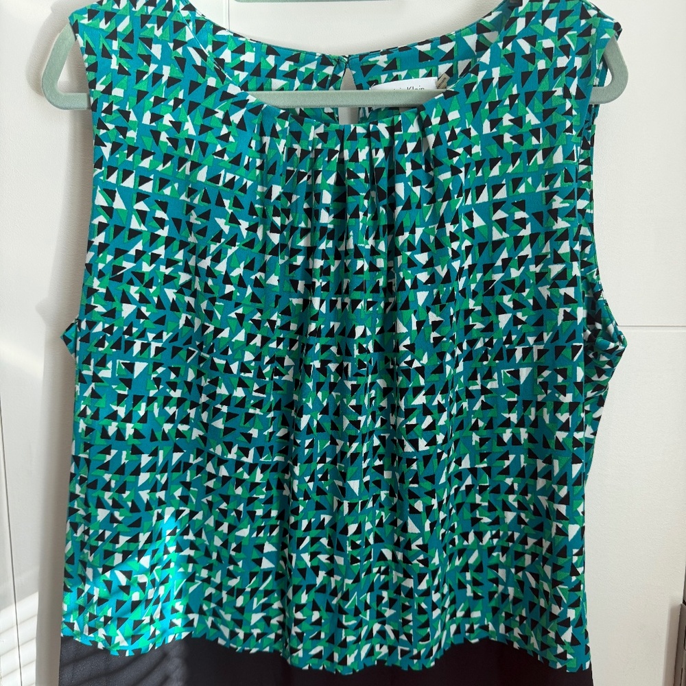 PLUS SIZE (1X)_Calvin Klein Top/Shell (Multicolored)